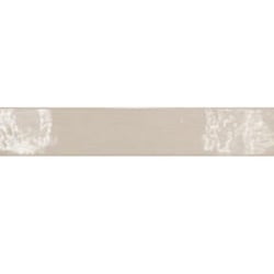 Carrelage uni brillant gris perle 6.5x40cm COUNTRY GREY PEARL LONG 21544 1m² 