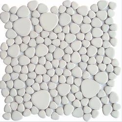 Mosaique Nature Blanco - céramique blanc 27x27 - boite de 0.95m² 