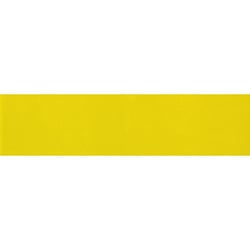 Carreau métro plat jaune brillant 10x30 cm - boite de 1.02m² 