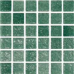 Mosaique verte 5x5 sur trame 30.7x30.7 REF.503 A-11 - 2 m² 