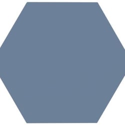 Tomette unie bleue série dandelion MERAKI AZUL BASE 19.8x22.8 cm - 0.84m² 