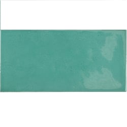 Faience effet zellige bleu turquoise 6.5x13.2 VILLAGE TEAL 25573 - 0.5 m² 