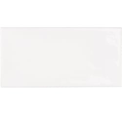 Faience effet zellige blanche 6.5x13.2 VILLAGE WHITE 25588 - 0.5 m² 