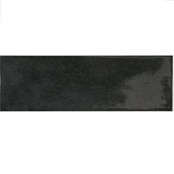 Faience effet zellige noir 6.5x20 VILLAGE BLACK 25641 - 0.5 m² 