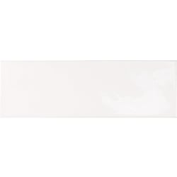 Faience effet zellige blanche 6.5x20 VILLAGE WHITE 25642 - 0.5 m² 