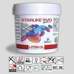 Litokol Starlike EVO Bianco Titanio C.105 Mortier époxy - 5 kg 