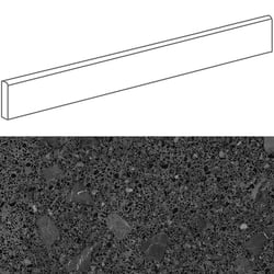 Plinthe style terrazzo granité 9.4x80 cm MISCELA-R Grafito - 12ml 