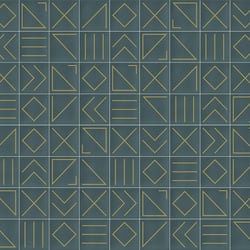 Faïence géométrique turquoise 23x33.5 cm NAGANO TURQUESA- 1m² 