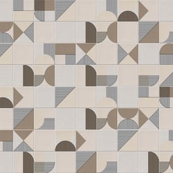 Faïence géométrique beige/marron 23x33.5 NAGO NUEZ - 1m² Vives Azulejos y Gres