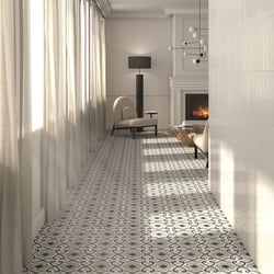 Carrelage imitation ciment et terrazzo NINOV GARD GRIS 20X20  - 0,96 m² 