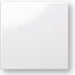 Faïence blanche brillante 20x20 cm - 1 m² 