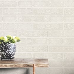 Faience rectangulaire UDINE WHITE TOKI 7,4x29,7- 1,01 m² Nanda Tiles