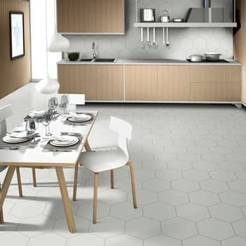 Carrelage tomette grise 33x28.5 OPAL GRIS - 1m² 