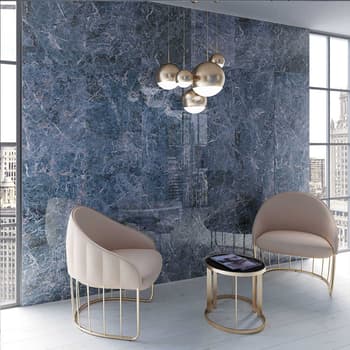 Carrelage effet marbre rectifié MACAU COBALTO 60X120 - 1.44 m² 