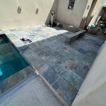 Carrelage piscine effet pierre naturelle FIDJI 30x60 cm R9 - 1.26 m² 