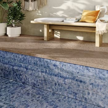 Revêtement intérieur de piscine WAVERLY BLUE 15X45 - 1.08 m² 