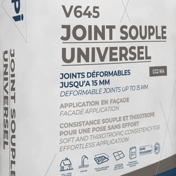 Cerajoint souple universel pour carrelage V645 GRIS ACIER - 20kg VPI 