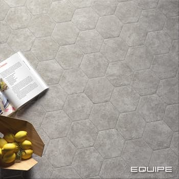 Lot de 17.75 m² - Tomette design HEXATILE CEMENT GREY 17.5x20 - 22093 R10 