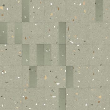 Carrelage effet terrazzo COMINO ECLAIR MENTA - 20X20 - 1 m² 