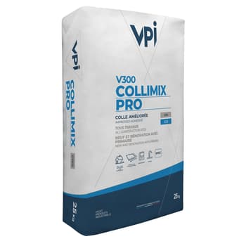 Colle améliorée COLLIMIX PRO V300 GRIS - 25 kg VPI - C2 E 