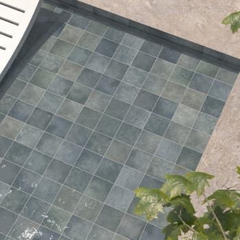 Carrelage Piscine effet Zellige SPLASH INDIGO MATT 15x15 cm 