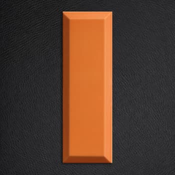 Carrelage Métro biseauté 10x30 cm naranja orange brillant - 1.02m² 