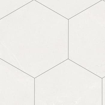 Carrelage grand format  HEXAGONO SEINE BLANC  51.9x59.9 cm - 0.93 m² 