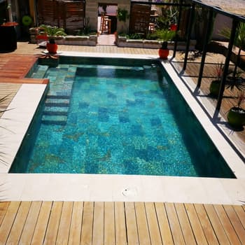 Carrelage piscine effet pierre naturelle FIDJI 30x60 cm R9 - 1.44 m² 