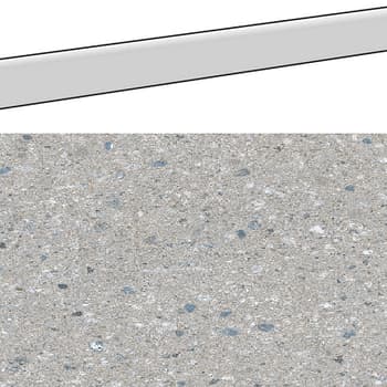 Plinthe aspect terrazzo JACEE CENIZA  9,4X120- 1 Unité 