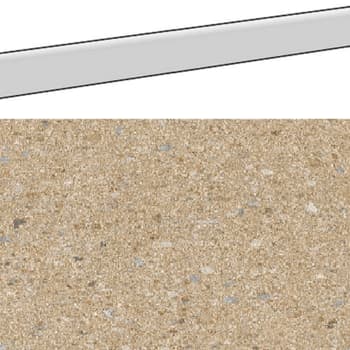 Plinthe aspect terrazzo JACEE MOSTAZA  9,4X120- 1 Unité 