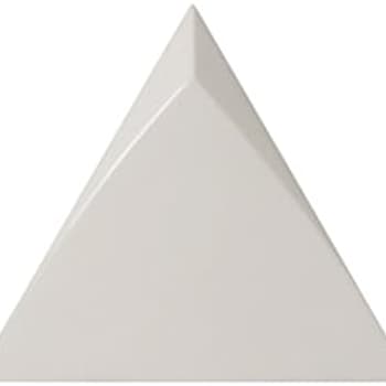 Faience triangle à relief MAFINGA TIROL MINT 10,8X12,4 cm - 0,13 m² 