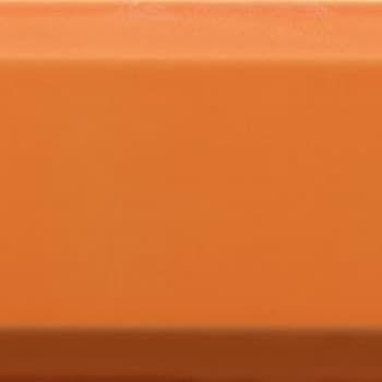 Carrelage Métro biseauté 10x30 cm naranja orange brillant - 1.02m² 