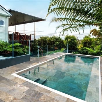 Carrelage terrasse et abords de piscine effet pierre naturelle SAHARA MIX 30x60 cm antidérapant R11 - 1.44 m² 