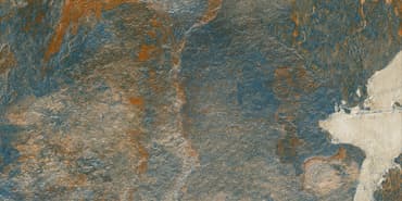 Carrelage effet ciment gris avec nuances de bleu et texture marbrée 30x60 cm