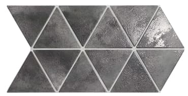 Faience style triangulaire TRENTON CRAFT CHARCOAL - 48,5X28 - 0,94 m²