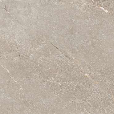 Carrelage aspect pierre gris nuancé de beige avec des veines légères, taille 80x80 cm