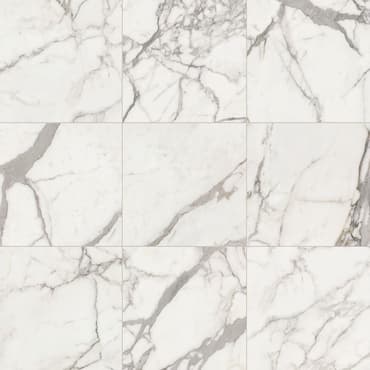 Carrelage effet marbre grand format ELEMENTS LUX CALACATTA LAPATTO - 120X120 - 1,44 m²