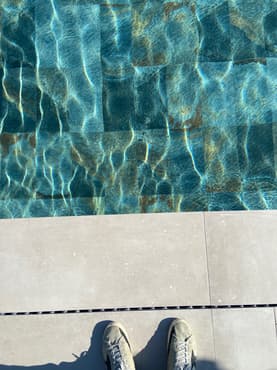 Lot de 6.30 m² - Carrelage piscine effet pierre naturelle OXFORD BALI VERT 30x60 cm
