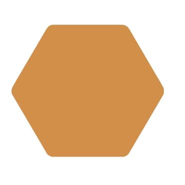 Carrelage tomette orange 25x29cm TOSCANA AMARILLO - 1m²