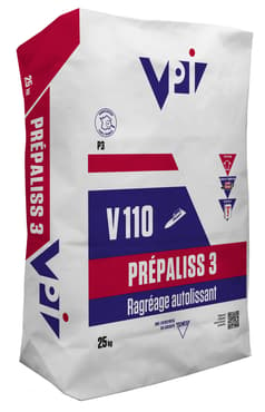 Enduit de lissage et ragréage autolissants PREPALISS 3 V110 25kg VPI