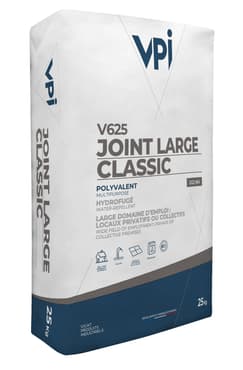 Cerajoint large classic V625 GRIS ACIER - 25kg VPI
