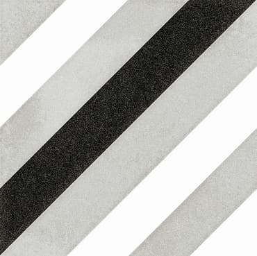 ECHANTILLON (taille variable) de Carrelage géométrique noir et gris 20x20 cm SCANDY ETT