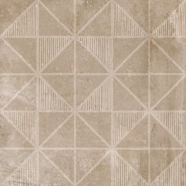 ECHANTILLON (taille variable) de Carrelage imitation ciment décor beige marron 20x20cm URBAN HANDMADE NUT 23594