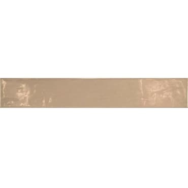 ECHANTILLON (taille variable) de Carrelage uni brillant beige 6.5x40cm COUNTRY VISON 13252