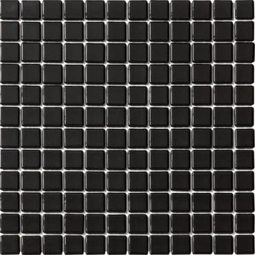 ECHANTILLON (taille variable) de Mosaique piscine Lisa noir 2010 31.6x31.6 cm