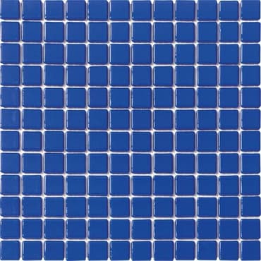 ECHANTILLON (taille variable) de Mosaique piscine Lisa bleu marine 2002 31.6x31.6 cm