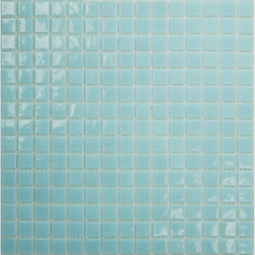 Mosaique piscine Bleu clair A30 20x20mm -   - Echantillon