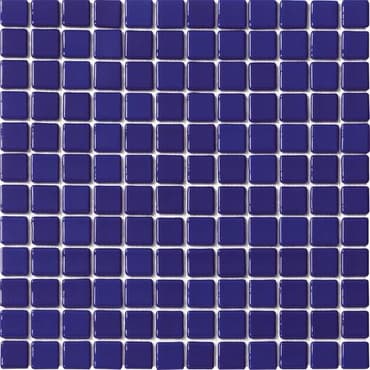ECHANTILLON (taille variable) de Mosaique piscine Lisa bleu marine obsur 2032 31.6x31.6 cm