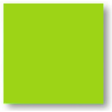 ECHANTILLON (taille variable) de Faience colorée vert Carpio Menta brillant 20x20 cm