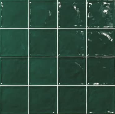ECHANTILLON (taille variable) de Carrelage effet zellige vert 15x15 CHIC Verde
